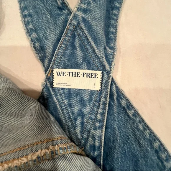 We The Free Good Luck Barrel Overalls • Size L • Ultra Light Beam - Picture 12 of 16